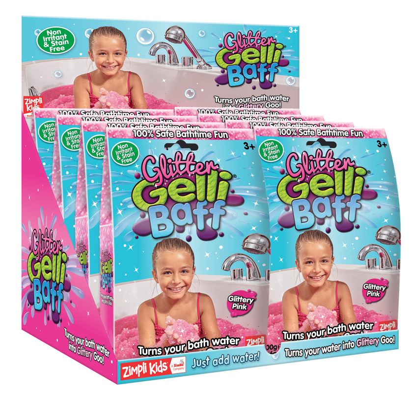 Pink 300 g Gelli Baff Bath Powder with Dissolver 