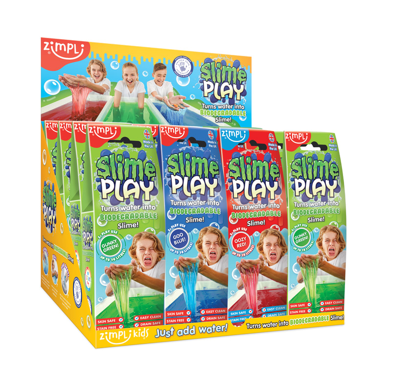 Slime Play red, green and blue