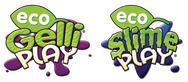 Eco Gelli Play and Slime Play logos