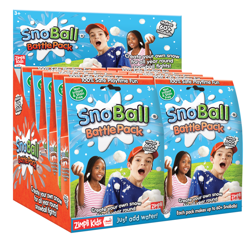 SnoBall Battle Pack box Makes 60+ snoballs